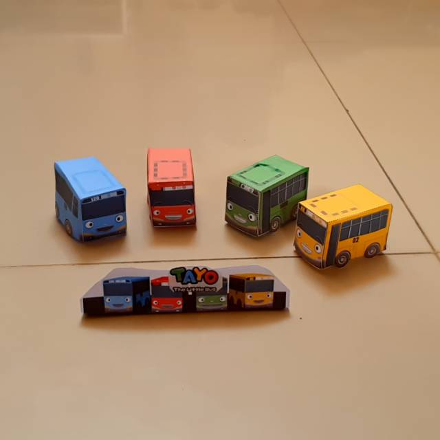 Jual Papercraft mainan Tayo Indonesia|Shopee Indonesia