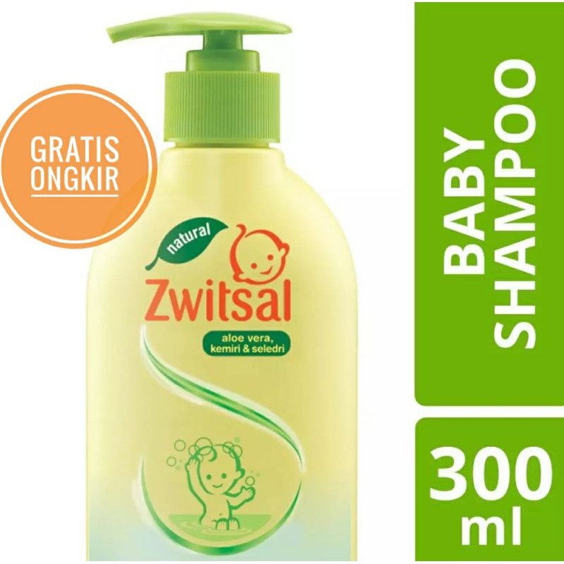 Zwitsal Baby Shampo Aloe vera Kemiri seledri 300ml