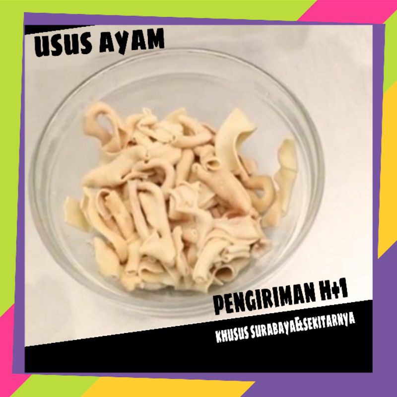 

usus ayam 250 gram || sayur online murah surabaya