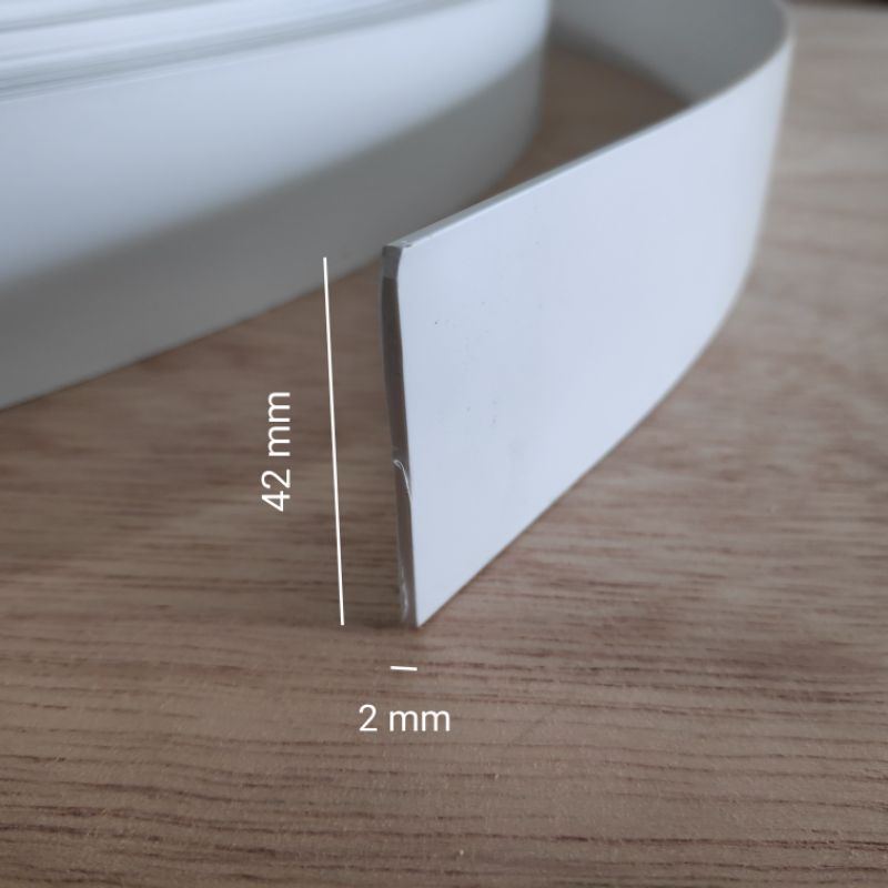 TACO Edging PVC HPL 2 x 42 mm Solid Color Warna Solid