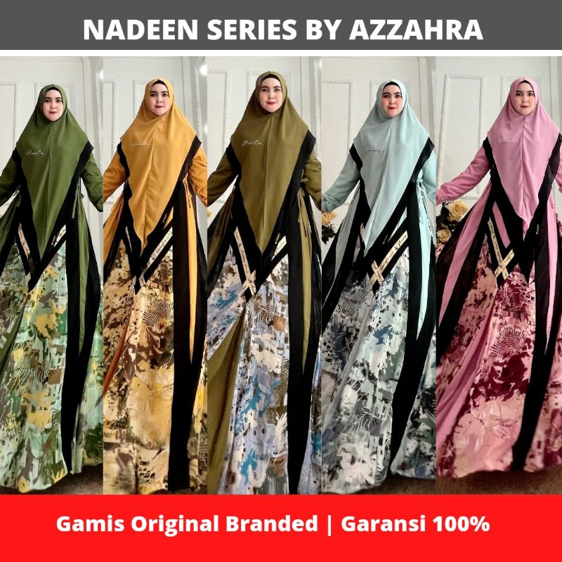 AZZAHRA SYARI NADEEN SYARI SERIES GAMIS SYARI ORIGINAL BRAND  AZZAHRA SYARI