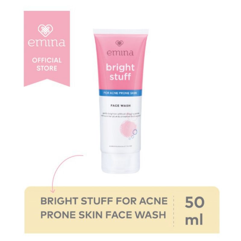 EMINA BRIGHT STUFF FOR ACNE PRONE SKIN FACE WASH 50 ml