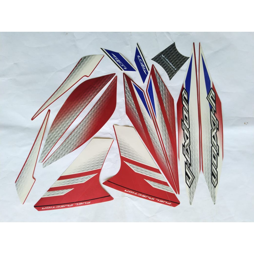 striping yamaha vixion 2014 merah