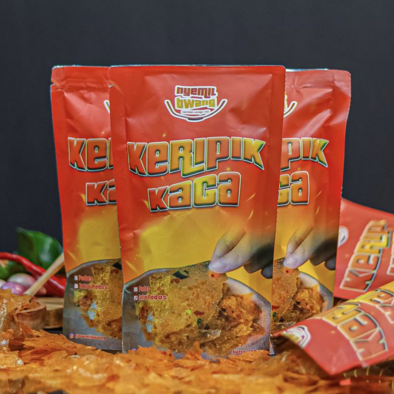 

Keripik kaca nyemil bwang 100gr*