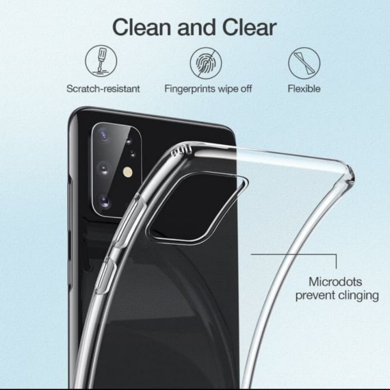 CLEAR CASE  REALME C11 - C20 CLER CASE SILIKON BENING POLOS PREMIUN QUALITY