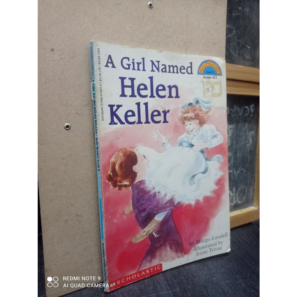 buku anak import a girl named Helen Keller Scholastic