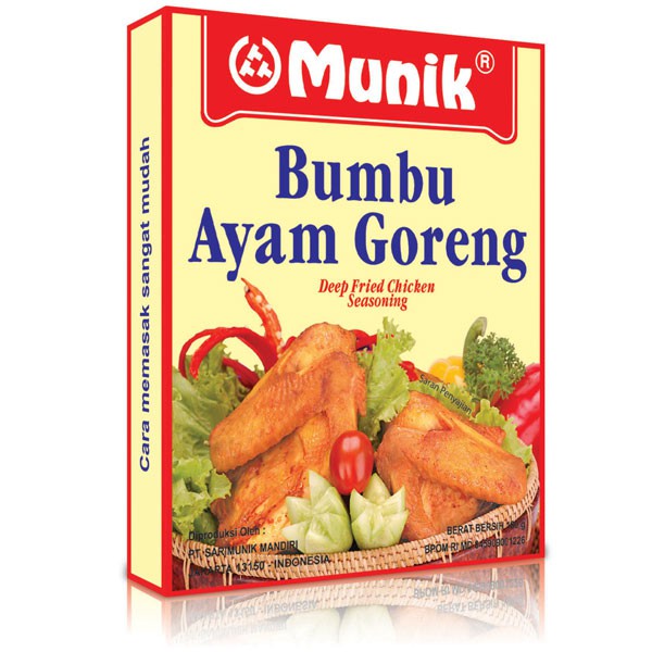 

Munik Bumbu Ayam Goreng 180 Gr