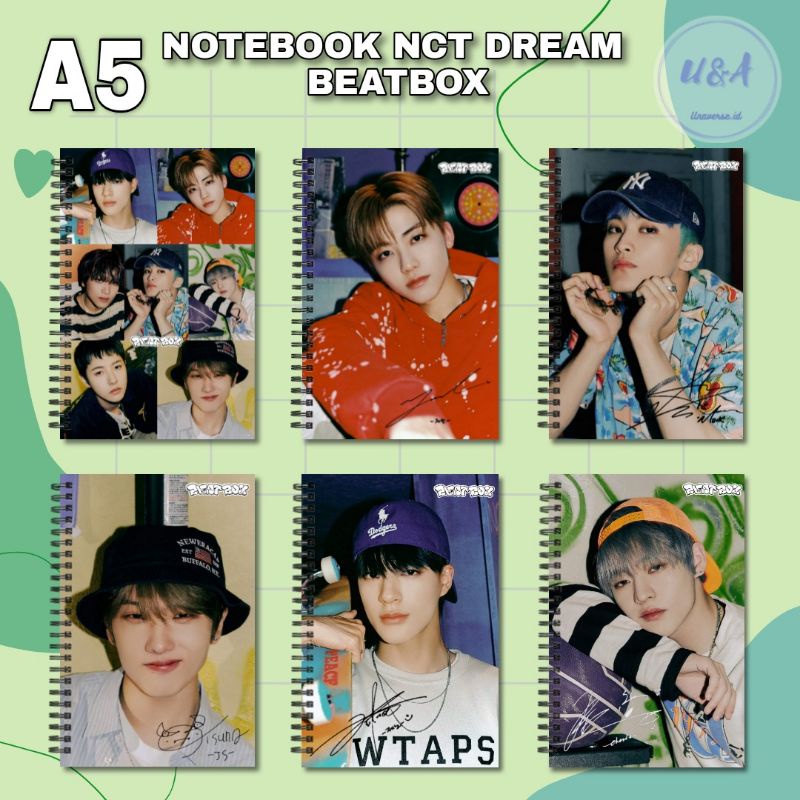 

[COD] NOTEBOOK A5 NCT DREAM BEATBOX SPORT NIGHT Buku Jaemin Jeno Haechan Murah