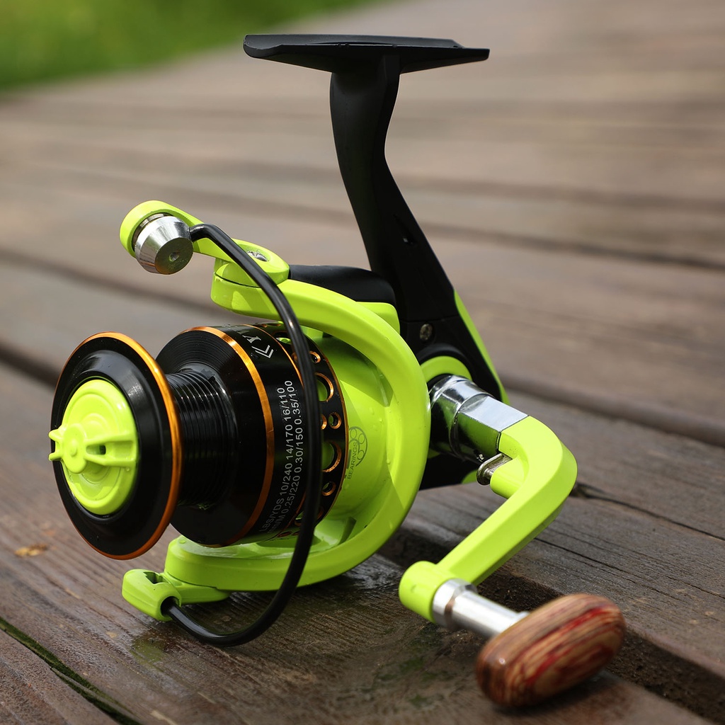 Sougayilang 12BB Metal Spinning Reel 5.0: 1 Rasio Gear Reel Pancing Air Tawar 1000-3000 Series untuk Fishing Tackle