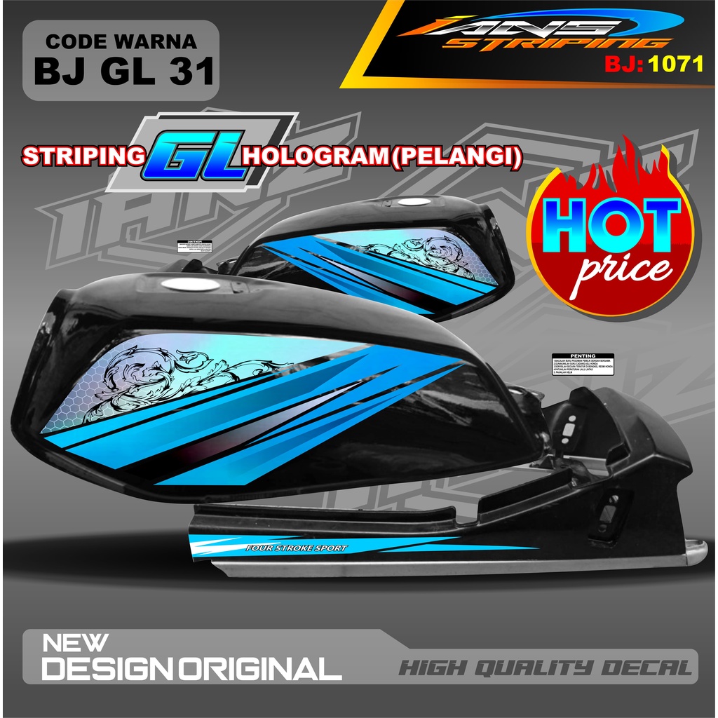 STRIPING GL 2000 HOLOGRAM / STRIPING GL MAX VARIASI HOLOGRAM / STRIPING GL PRO HOLOGRAM