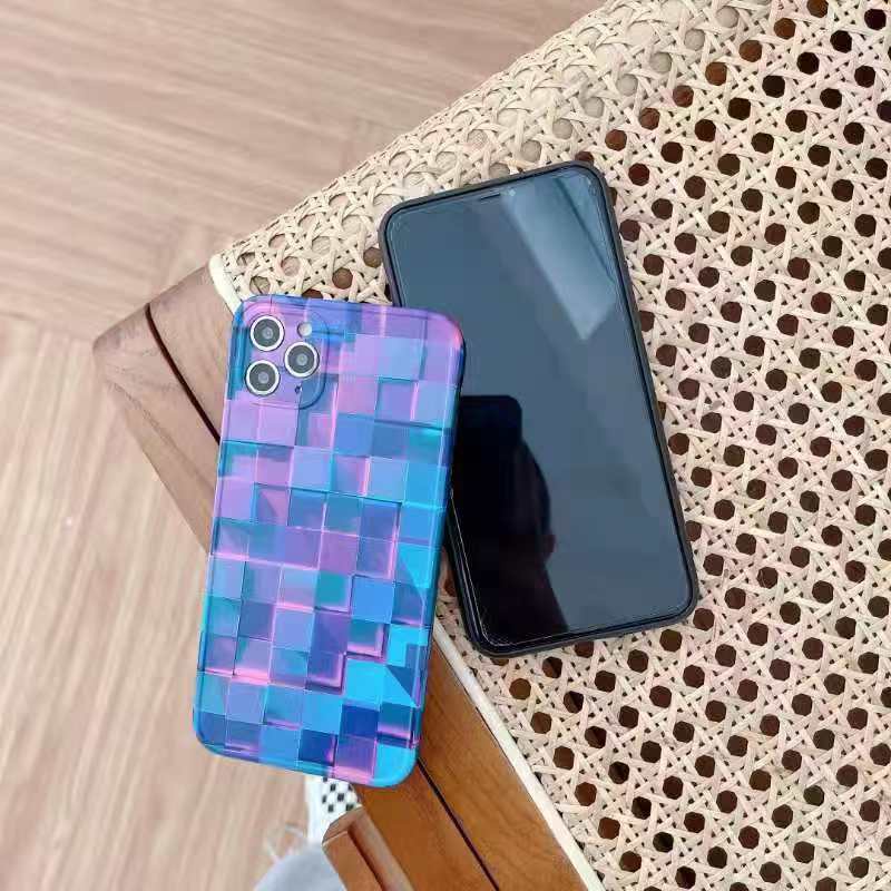 Creative Vision Cube TPU Phone Case For IPhone 11 12 Pro Max Mini 7 8 Plus X XS Max XR protective back cover