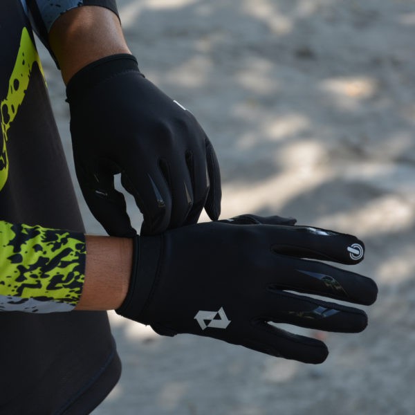 hi vis cycling gloves