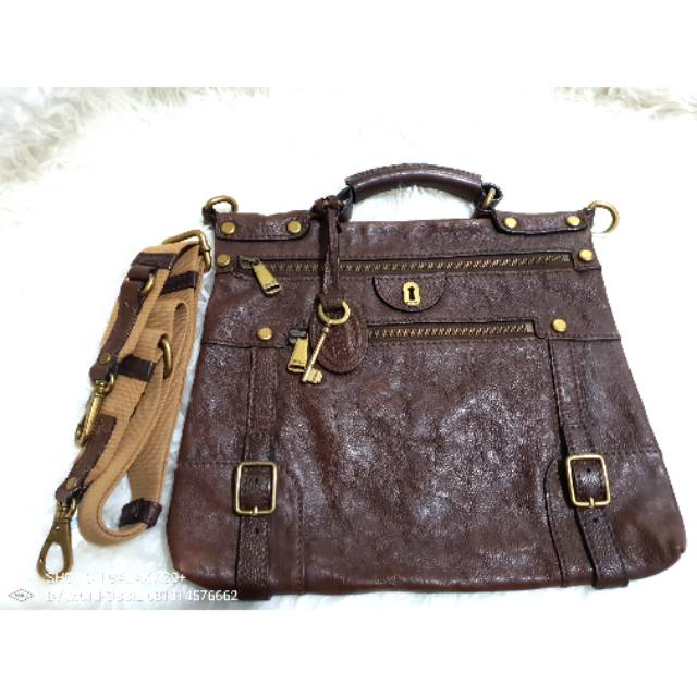TAS FOSSIL VINTAGE EMILIA CROSSBODY PRELOVED