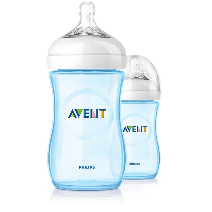 Philips Avent Natural Bottle 2.0 Twin 260ml Blue