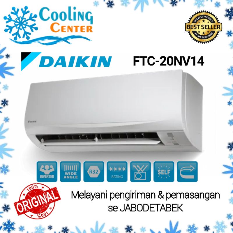 AC DAIKIN FTC 20 3/4 pk THAILAND Harga Unit Only