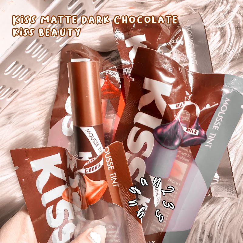 PROMO ECER!!!LIP GLOSS KISS DARK CHOCOLATE KISS BEAUTY 71029