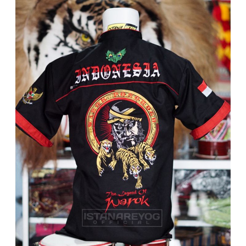 BAJU REOG PONOROGO / HEM BORDIR / HEM REOG PONOROGO / KEMEJA / HEM WAROK MACAN / KAOS BUDAYA