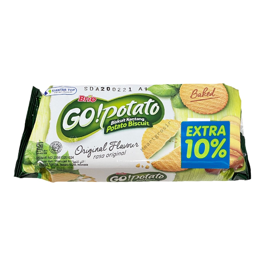 GO!Potato Biskuit Kentang / Rasa Original / 60g