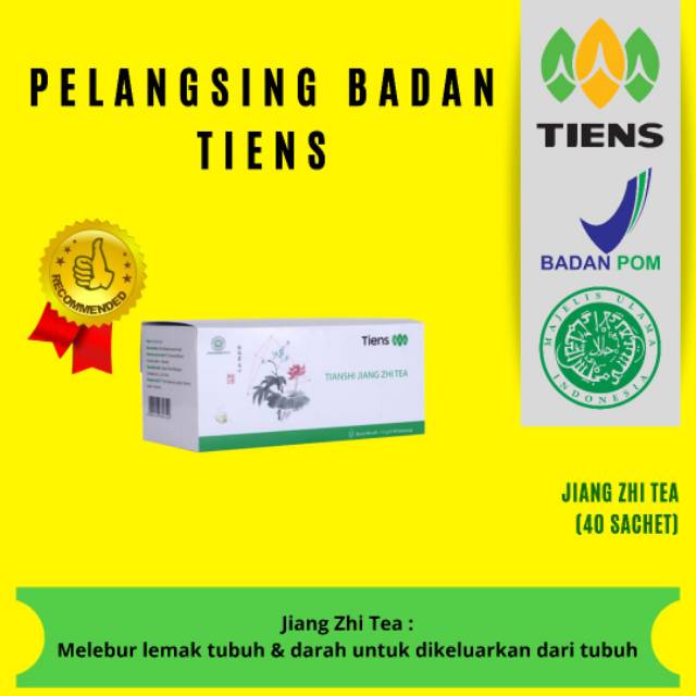 Jiang zhi Tea Teh Pelangsing Badan Tiens original✔