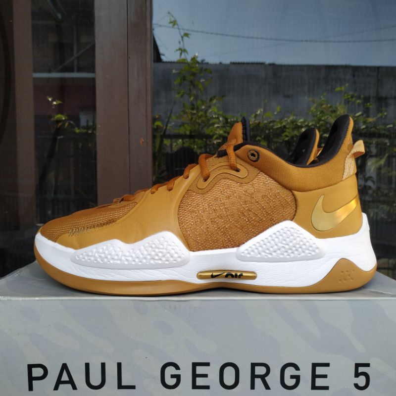 Sepatu Basket second Nike PG 5 EP "Wheat" (EUR 42,5) ORI 