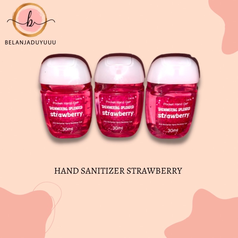 Hand Gel Strawberry 30Ml Pembersih Tangan