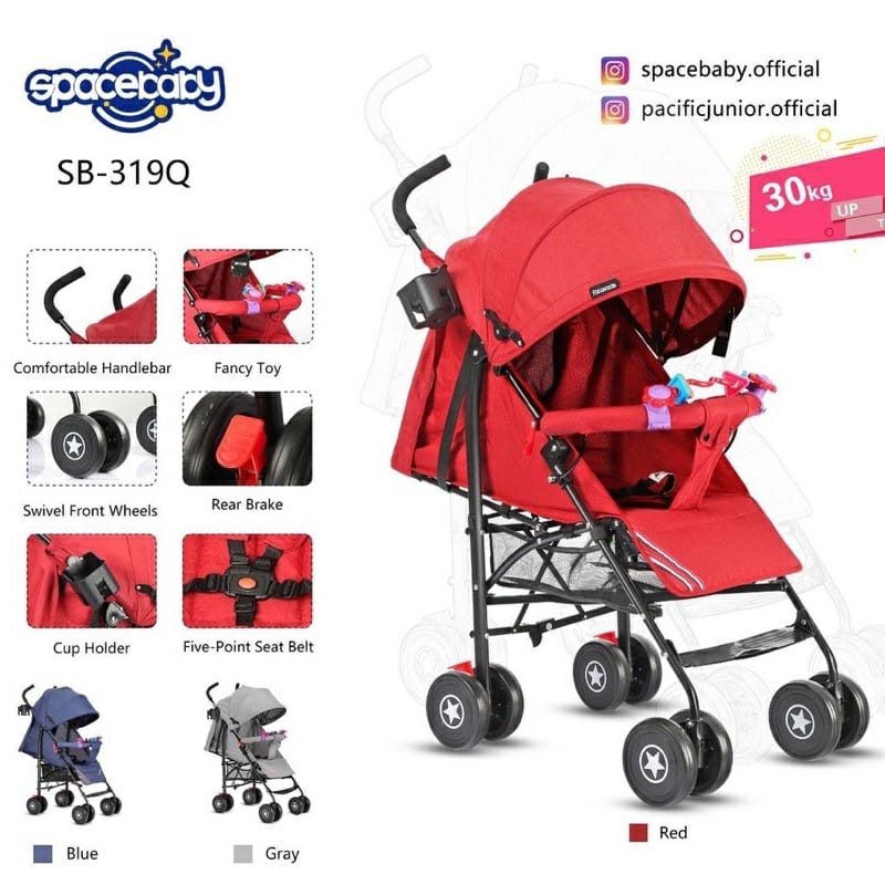 Spacebay Stroller (SB319Q) - Kereta Dorong