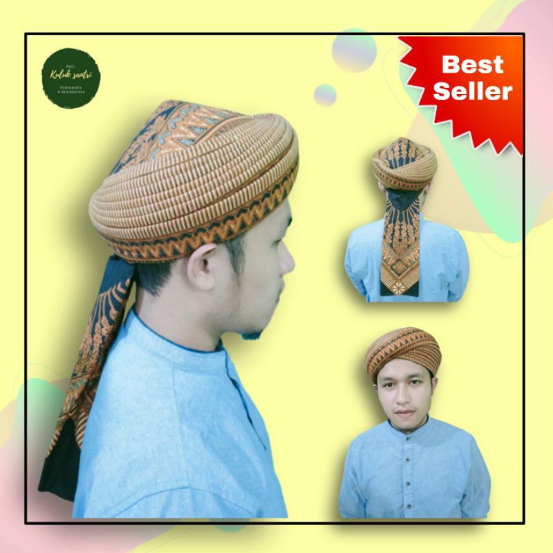 Peci kopiah imamah batik