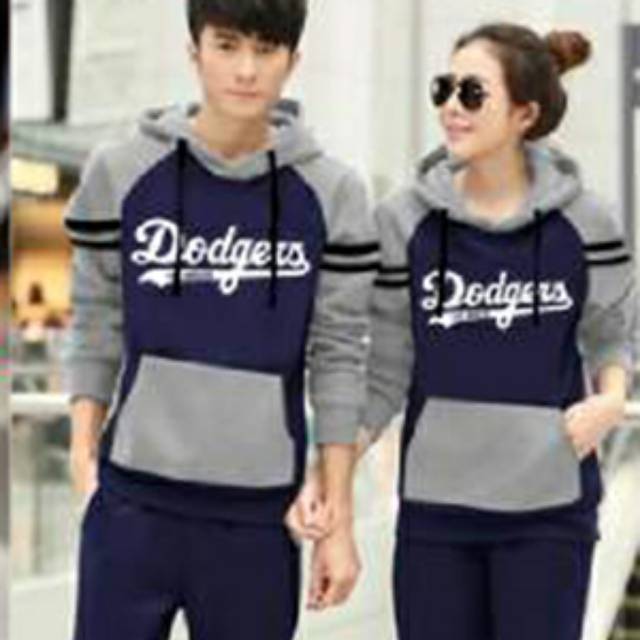 Hoodie Couple Dodgers
