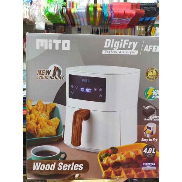 Air Fryer Mito AF1 / Air Fryer Mito 4 Liter / Air Fryer Mito AF1 Low Watt / Air Fryer Mito AF1 New W