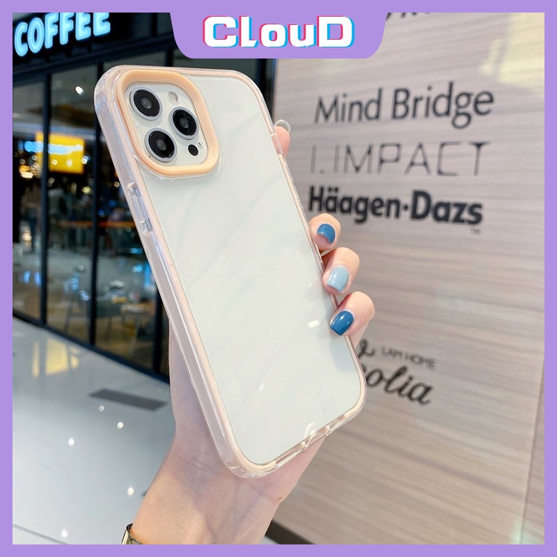 3in1 Soft Case TPU Transparan Shockproof Cover Realme C12 C21Y C15 C25Y C25 C25s C11 C20A 5 6i C3 5s 5i