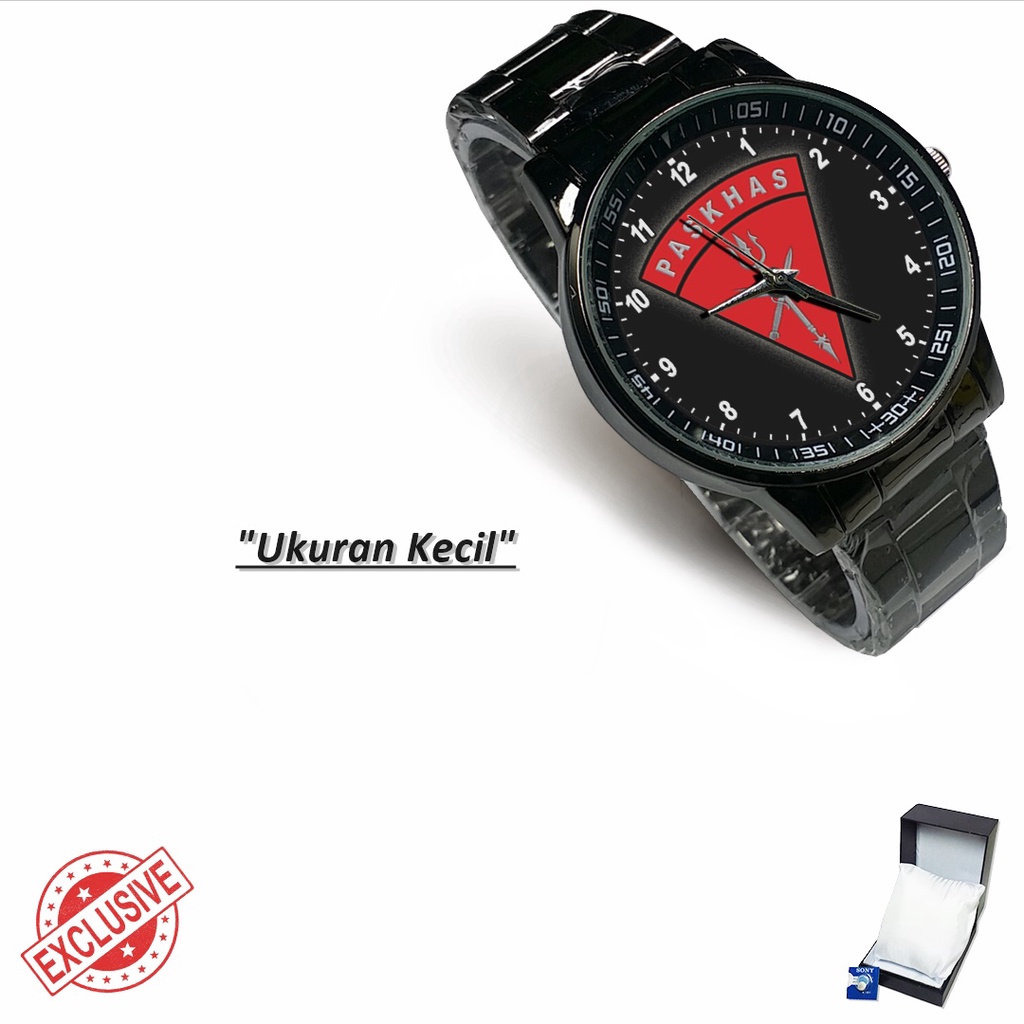 Jam Tangan Rantai Couple TNI AU PASKHAS - 1 (Limited Edition)