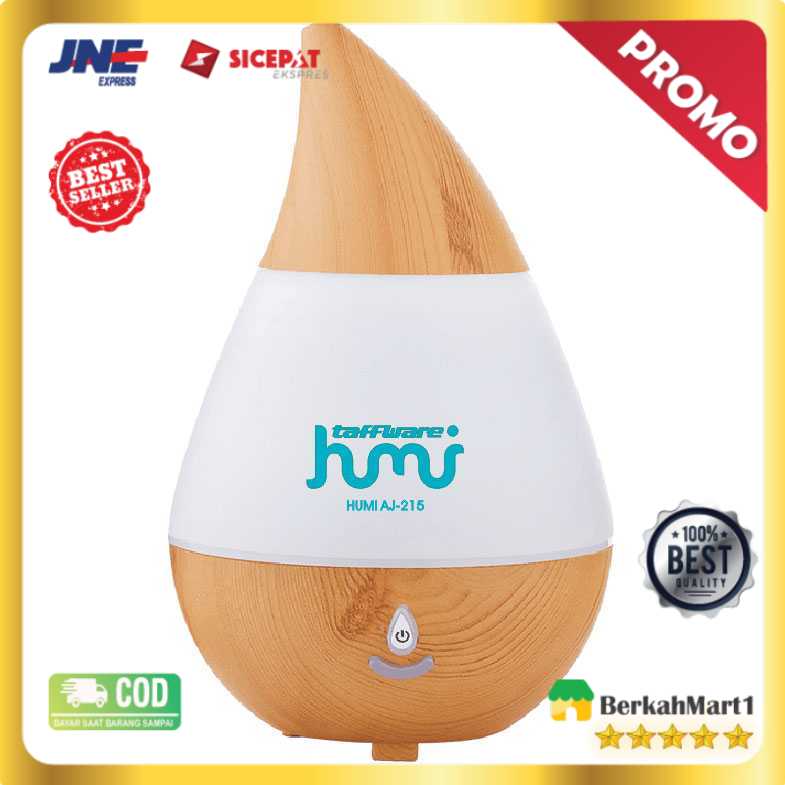 Taffware Air Humidifier Aromatherapy Diffuser Wood 235ml - HUMI AJ-215