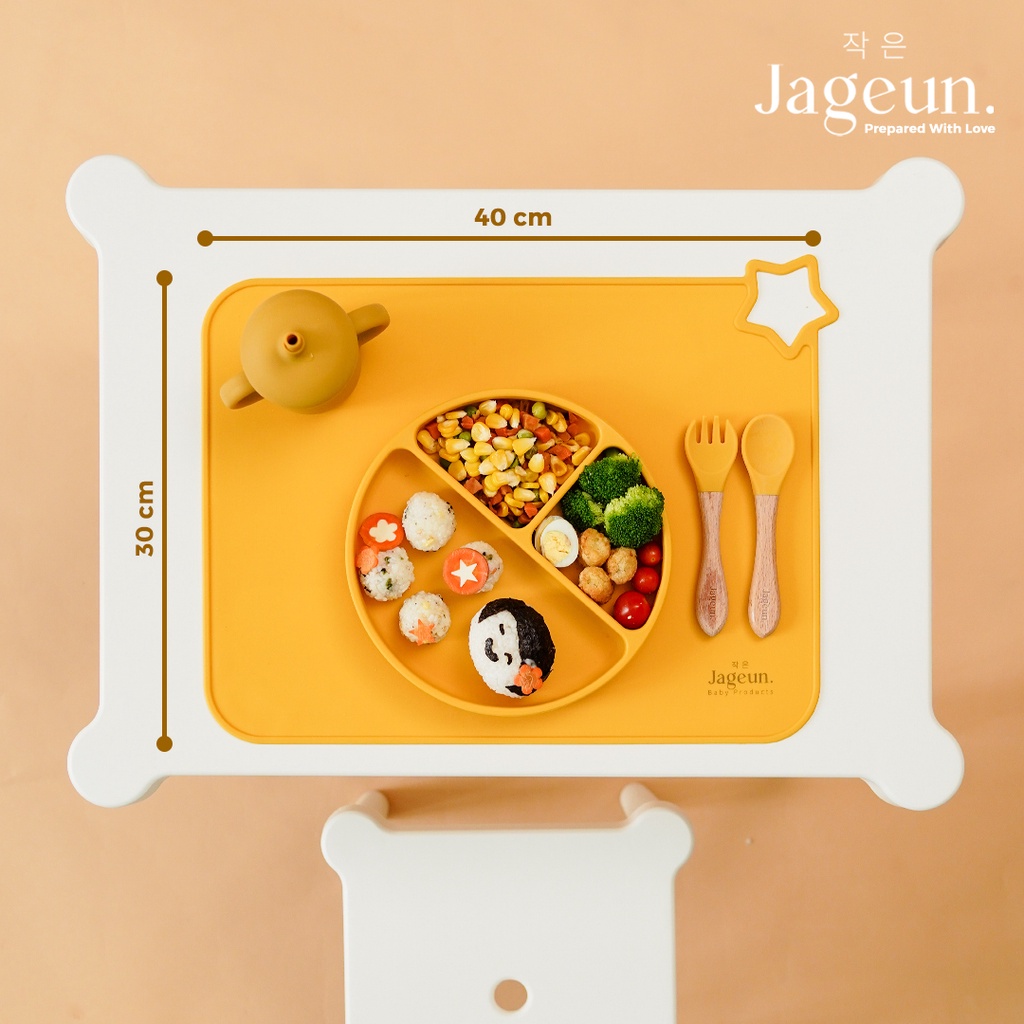 JAGEUN Premium Silicone Baby Placemat | Alas tatakan makan MPASI Bayi