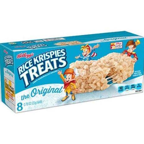 

RICE KRISPIES TREATS Crispy Marshmallow Square Original Isi 8 Pcs(USA)