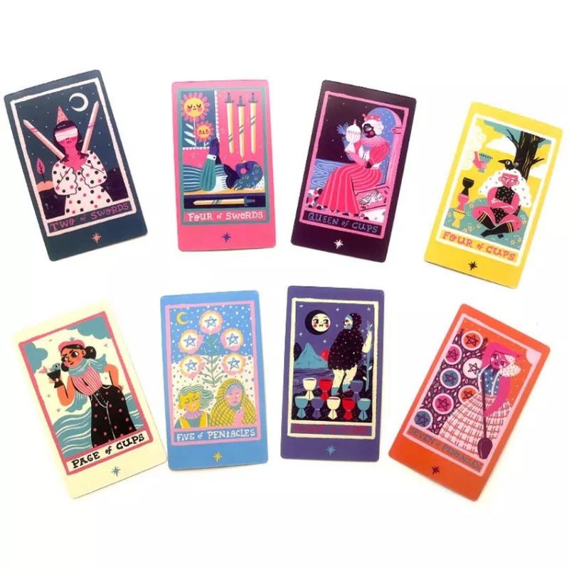 Rainbow Tarot 12x7cm include guide paper