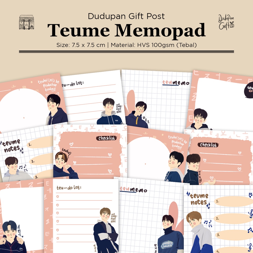 

30 LEMBAR TREASURE / TEUME MEMOPAD