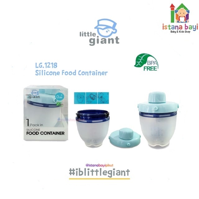 Little Giant LG 1218 Silicone Food Container - Perlengakapan Mpasi