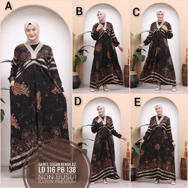 Gamis sogan renda #2