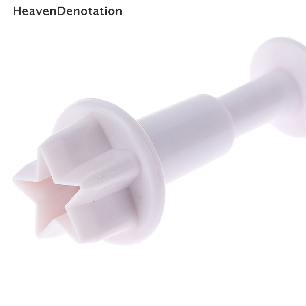 [HeavenDenotation] Xmas Fondant Cake Cutter Plunger Cookie Mold Sugarcraft Flower Decorating Mould