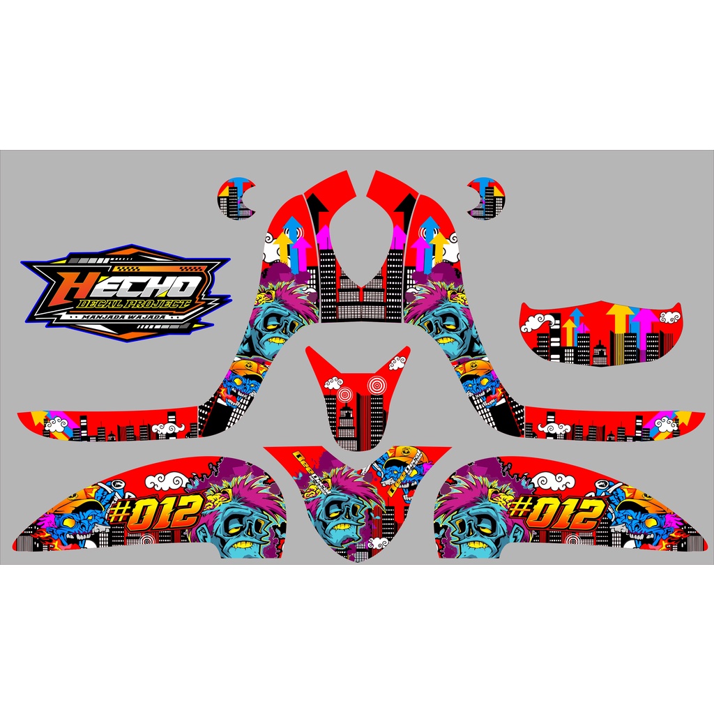 Decal scoopy Decal Scoopy full body Full Blok Decal Scopy Dekal Stiker Fi 2014 2015 2016 2017