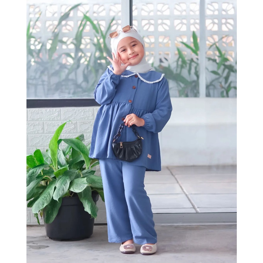 Murah Gamis Anak murah Oneset Lubna Elegan