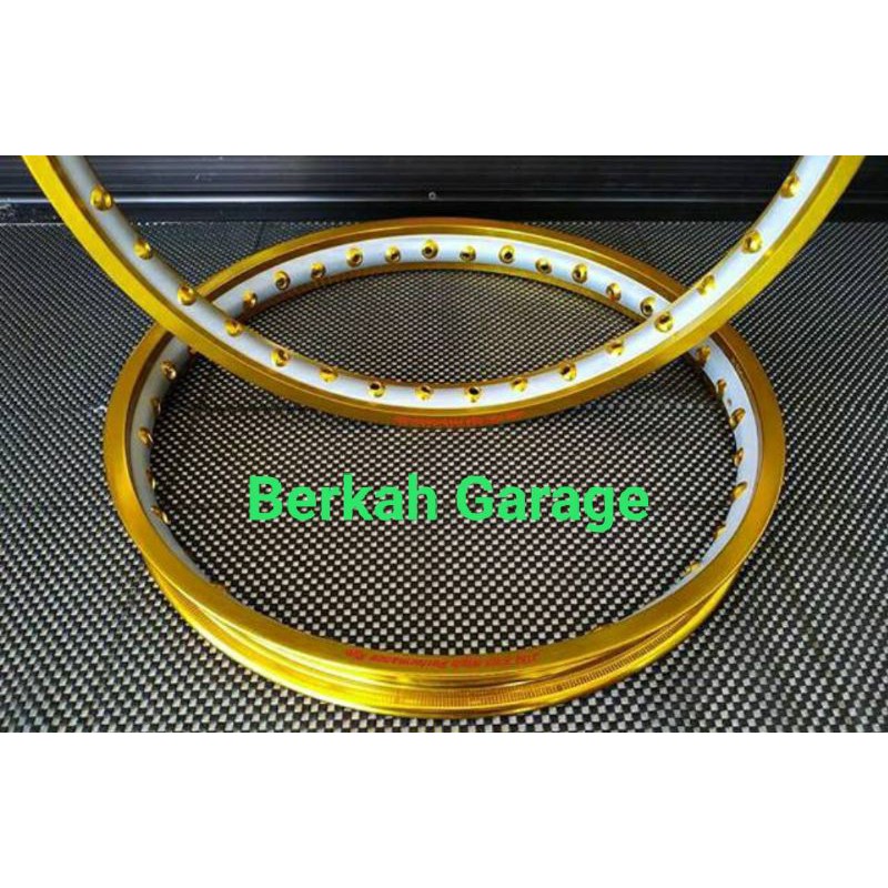 Velg DFT / Jinfei Viline Velg Jari-Jari Ring 17 Two Tone