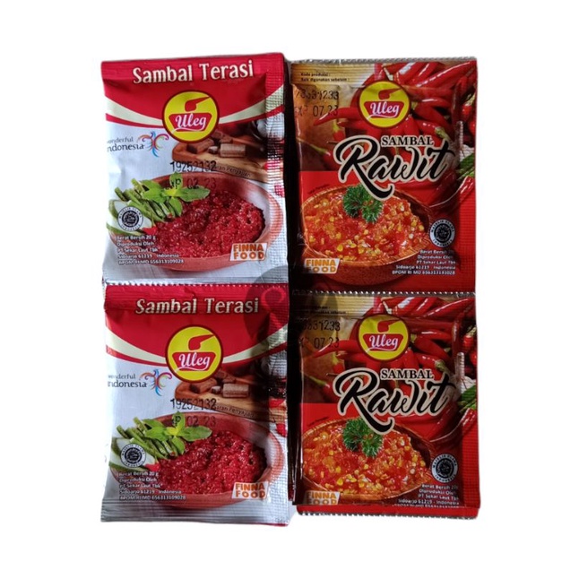 

Sambel Uleg Finna Food Sambal Uleg 20gr Renteng Isi 10pc Sachet