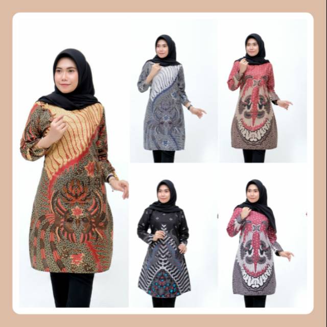 #Bayardirumah Tunik batik Wanita M L XL XXL Jumbo