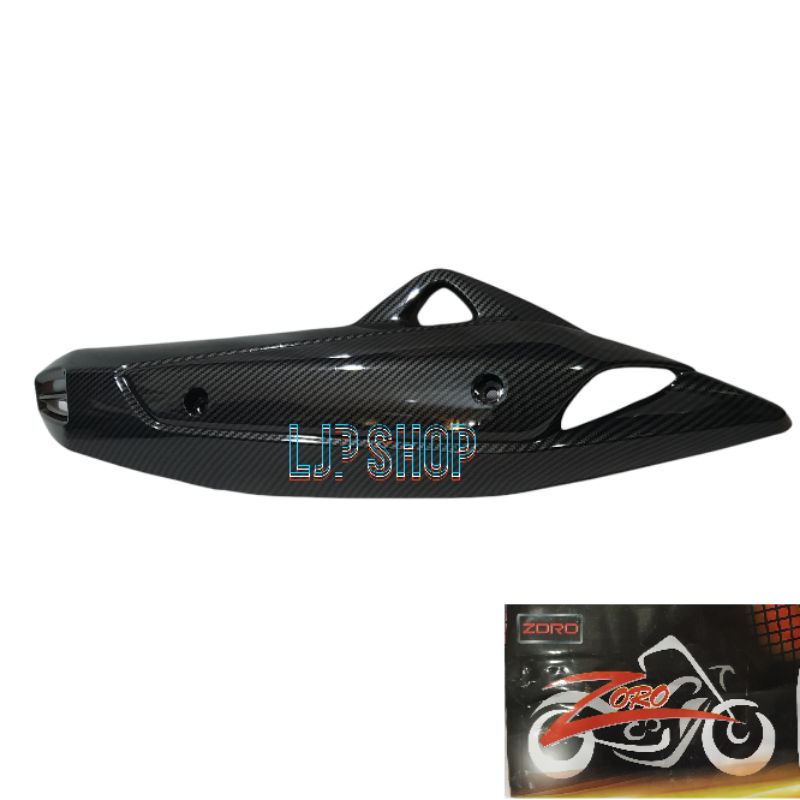 TUTUP COVER KNALPOT CARBON KARBON YAMAHA NMAX LAMA NMAX OLD