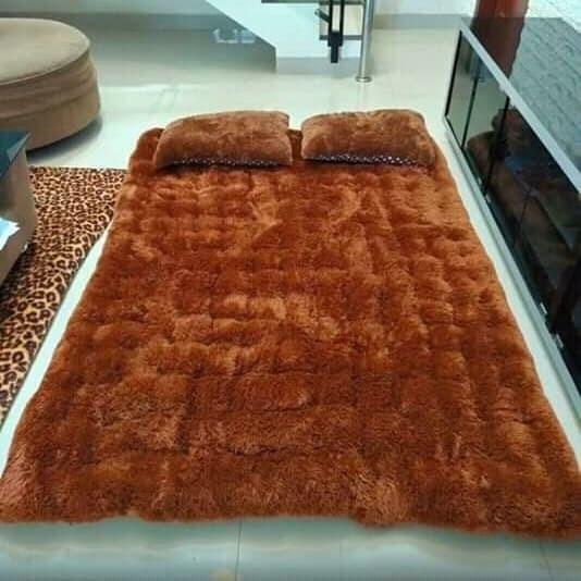 Kasur Lantai Bulu Rasfur Halus Gender Polos