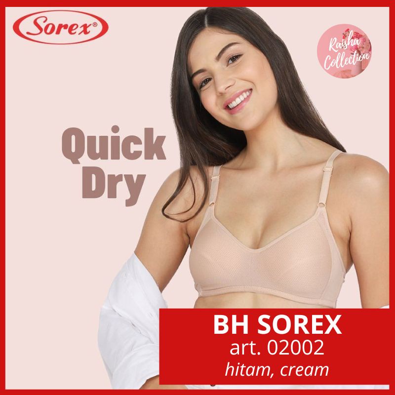 RC BRA/BH SOREX QUICK DRY 02002 BIG CUP TANPA KAWAT BUSA TIPIS