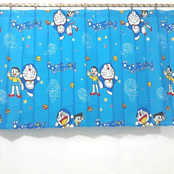 Terlaris Gorden Jendela pendek/westafel dapur DORAEMON ukuran lebar 150 x 80 cm