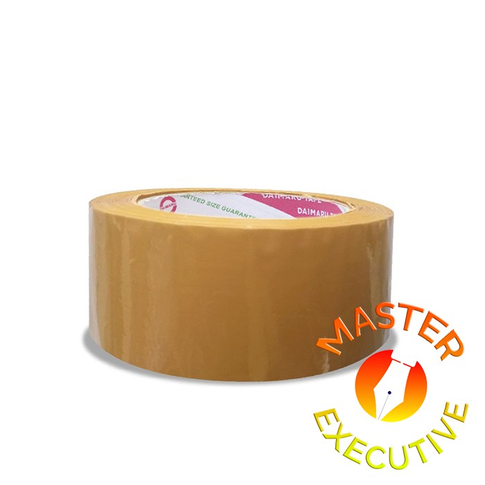 [Roll] Lakban Coklat Daimaru 90 Yard / OPP Tape / Plakban Isolasi Solatip