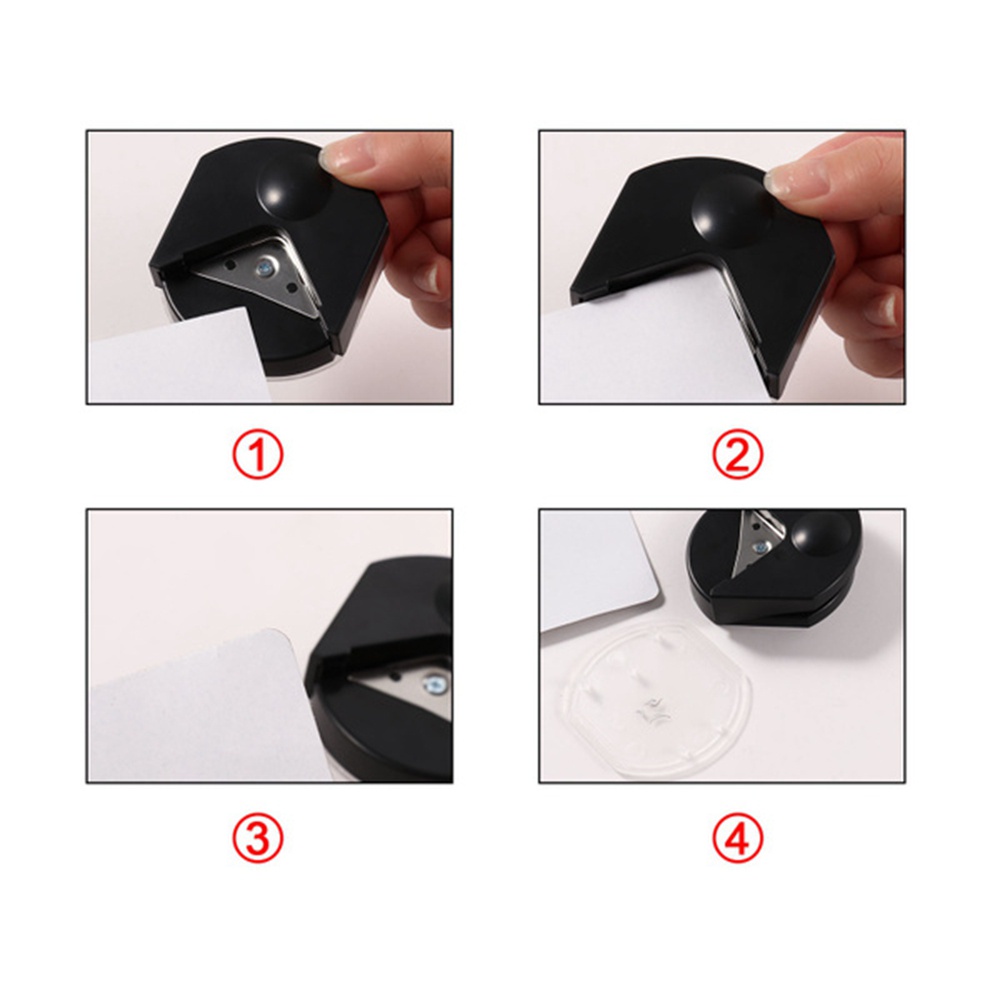 QUINTON For Card Photo Corner Rounder Small Trimmer Cutter Corner Punch Office Accessories Portable Mini Lightweigh Cutting Tool Rounder Paper Punch Corner Cutter